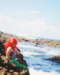 Special Halloween: The Little mermaid costume. 