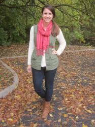 Pinspired: vest + scarf