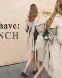 TRENCH -  GABARDINA