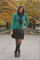 Jewel Tones and Black Boots