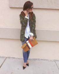 J.Crew Camo, Clare Vivier & In Pink