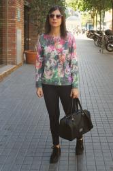 Floral sweatshirt