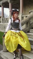 The Traveling Yellow Skirt Freakshow - Steampunk at the Castle