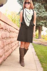 Mission #21, Day 2--LBD, Scarf and Boots