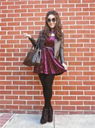 The Velvet Burgundy Dress