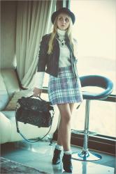 Tartan skirt rocks