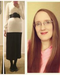 Monthly Recap~ Van Heusen Black Maxi Skirt