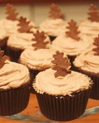 Autumn Leaf Cupcakes