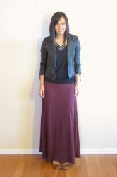 Flats and Boots with a Maxi Skirt