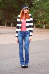 How To Wear Bold Horizontal Black & White Stripes