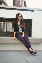 BLOGGER STYLE CHALLENGE :: Ruby Wine Jeggings