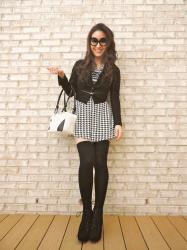 The Houndstooth Skirt