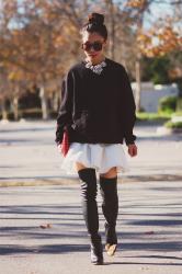 Hi High: High Bun Hair and Thigh High Boots