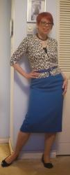 Cerulean Blue and Leopard