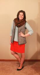 Twelve Ways to Wear: The Herringbone Vest