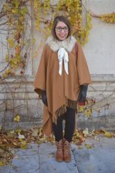 Brown Poncho...