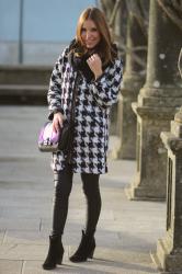 Houndstooth coat