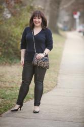 What I Wore: Black and Blue