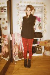 Mon legging TARTAN