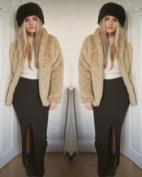 DOUBLE FAUX FUR