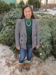 Jane at the Christmas Tree Farm