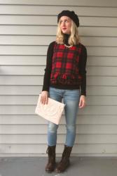 Plaid Peplum