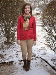 Red, Tan and Plaid Combo