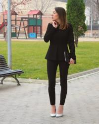 Black Peplum