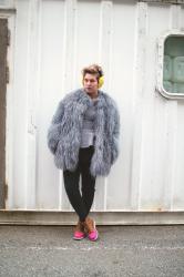 New in: Mongolian fur coat