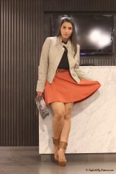 Fall How to style Skater Skirts Leather Jackets 