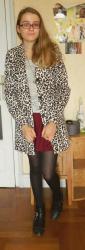 Another way to wear my leopard coat