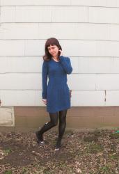 Completed: A Lola Sweater Dress