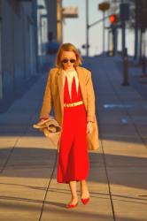 Valentino Red & Camel