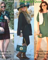 Trend Spin Linkup Week 33 - Emerald Green