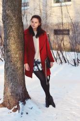 Look of the day: RED COAT 