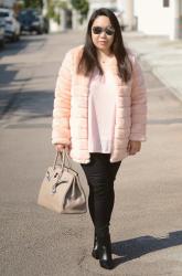 Pink Faux Fur and Accessories 