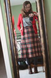 What I Wore | Vintage Pendleton Wool Kilt