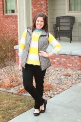 Mix It Mondays: Herringbone Vest