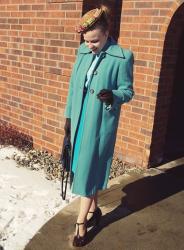 Remix Friday- Grandma's Teal Coat