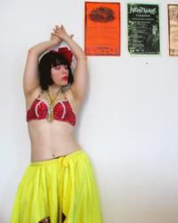 the traveling yellow skirt freak show