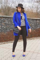 blue sheinside coat