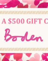 Boden Shopping Spree Giveaway