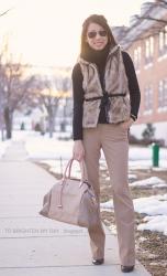 Black / Camel / Fur