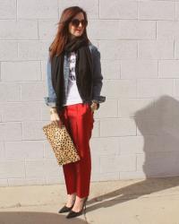 Cheetah & J.Crew Baseball Tee