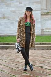 Outfit of the day: First look of Milan Fashion Week / Total rock!