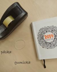 DIY: diary with rubber