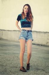 TENDENCIA: SHORTS DE TALLE ALTO + CROP TOP 