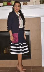 Work Style: Nautical and Navy stripes