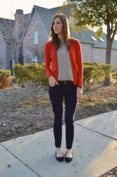 Remix Rewear Restyle Link Up: Colored Cardigan