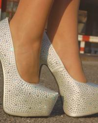 Jewerly heels.